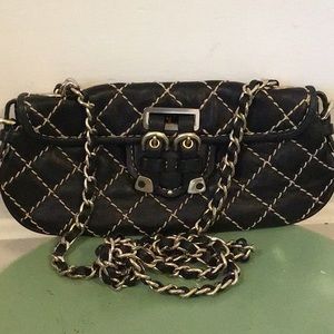 Juicy Couture leather crossbody with chain strap
